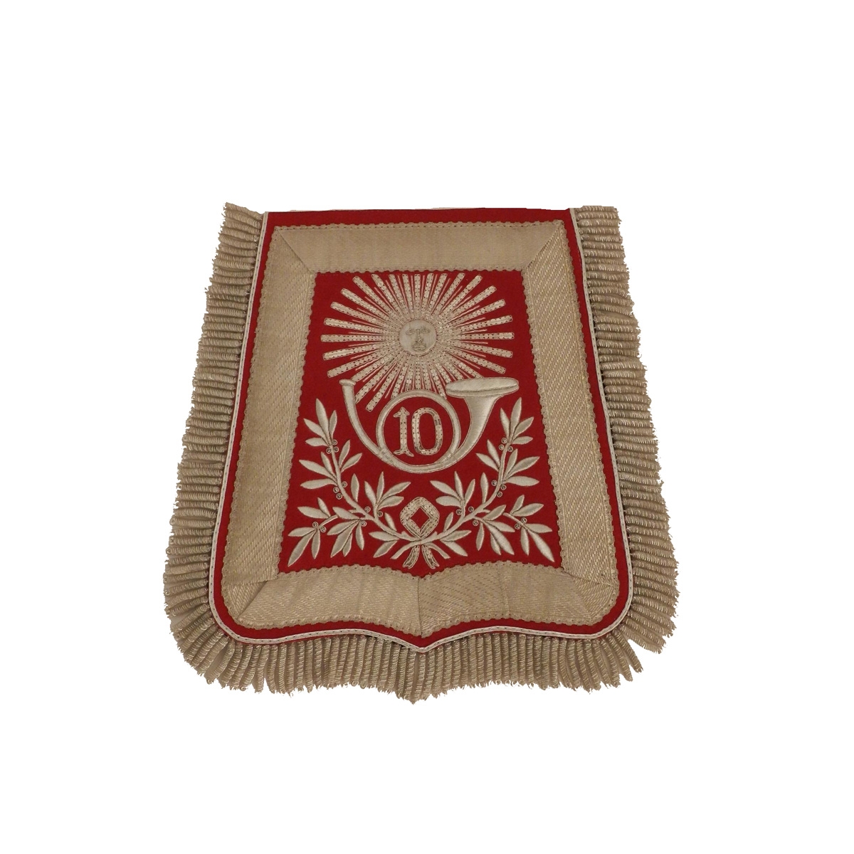 Captain Hirn, 10 th regiment of casseur a cheval, sabretache flag nice quality Hand Embroidery Gold 